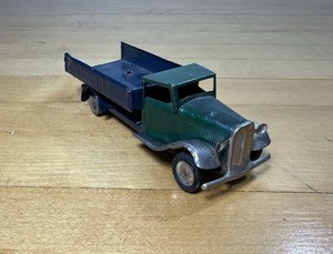 Vintage Tinplate Clockwork PostWar Delivery Truck, Tri-ang Minic, Lines Bros.