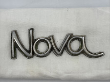 Original Gm 1968-1972 Chevrolet Nova Front Fender Emblem Script Badge Oem Original Gm 1968-1972 Chevrolet Nova Front Fender Emblem Script Badge Oem