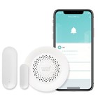 Edison Smart Siren Alarm + Door Sensor (White) Set Open/Close Sensor Security Al