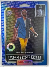 2019-20 Hoops Premium Stock #2 Chris Paul Backstage Pass Blue Thunder
