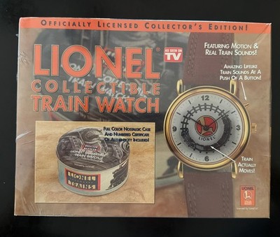 THE REAL DEAL! LIONEL Collectibles Train Watch New In Box Unopened FREE SHIPPING