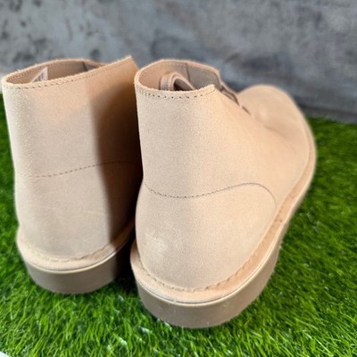 Clarks Shepton Taupe Distressed Suede Chukka Desert Boots  display picture 2