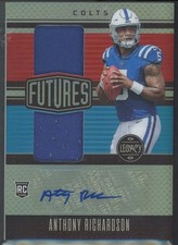 Anthony Richardson 2023 Panini Legacy Futures Patch Autographs Silver #/249 RC