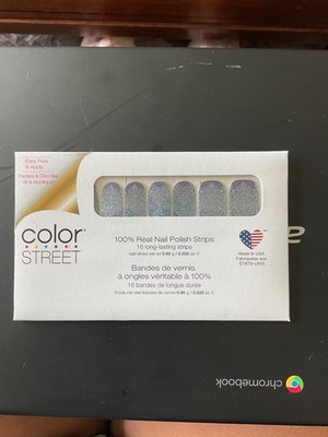 Color Street   Real Nail Polish Strips ICE TO MEET YOU  retired Christmas BNIP
