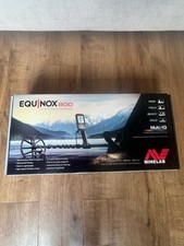 Equinox 800 Metal Detector with EQX11 Coil Headphones and Carry Case Barely Used
