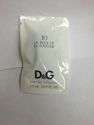 La Roue De La Fortune 10 D&G Eau de Toilette 0.05 oz NNB