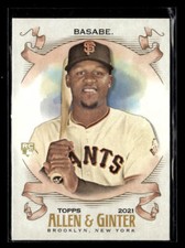 2021 Topps Allen & Ginter #238 Luis Basabe Rookie Card San Francisco Giants