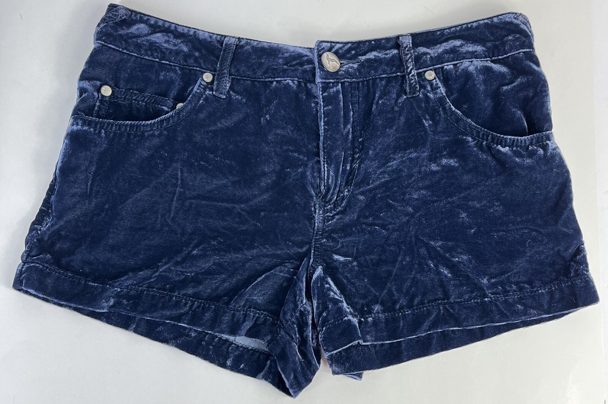 Free People Velvet Women's Shorts 27 Navy Blue