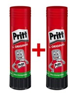 2 X Pritt Klebestift Klebetube 43G, Kalt Auswaschbar, LöSungsmittelfrei PK811