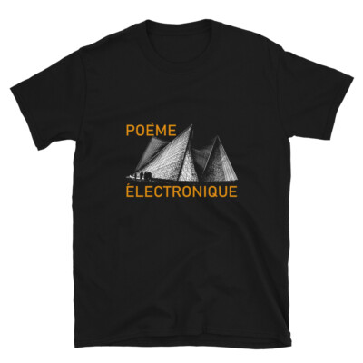 Poeme Electronique - black - limited edition classic black tribute t-shirt