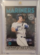 Jarred Kelenic 2021 Topps Update 1986 35th Anniversary Platinum 39/70 Card