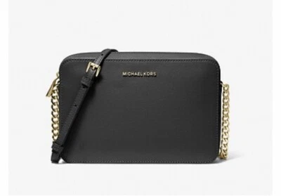 Michael Kors 35T8GTTC9L Women's Jet Crossbody Bag - Black
