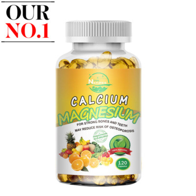 Calcium Magnesium Zinc with Vitamin D3 Strong For Bone Health Muscle Improvement