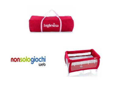 Tasche Verkehr Kinderbett Lodge Red Mit Griffe 9Z94K8BRK Inglesina -nuovo-italia
