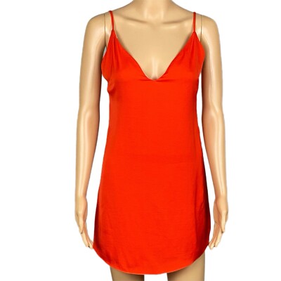 Lovers + Friends/Revolve red mini slip dress w/adjustable straps. Small.  VGUC | eBay