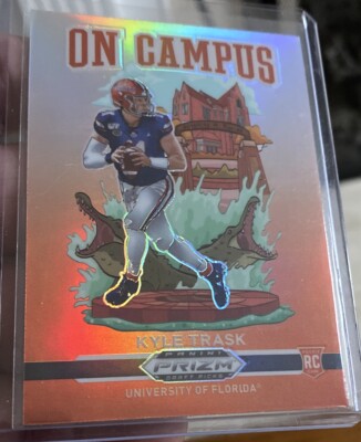 Kyle Trask RC Draft Pick Lot (10 Cards) On Campus - Auto /199 - Orange /75