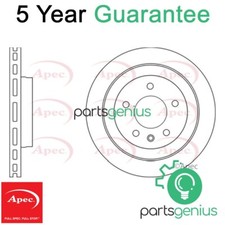 Brake Disc Rear Apec Fits Cadillac ATS 2013-2015 2.0 13581427