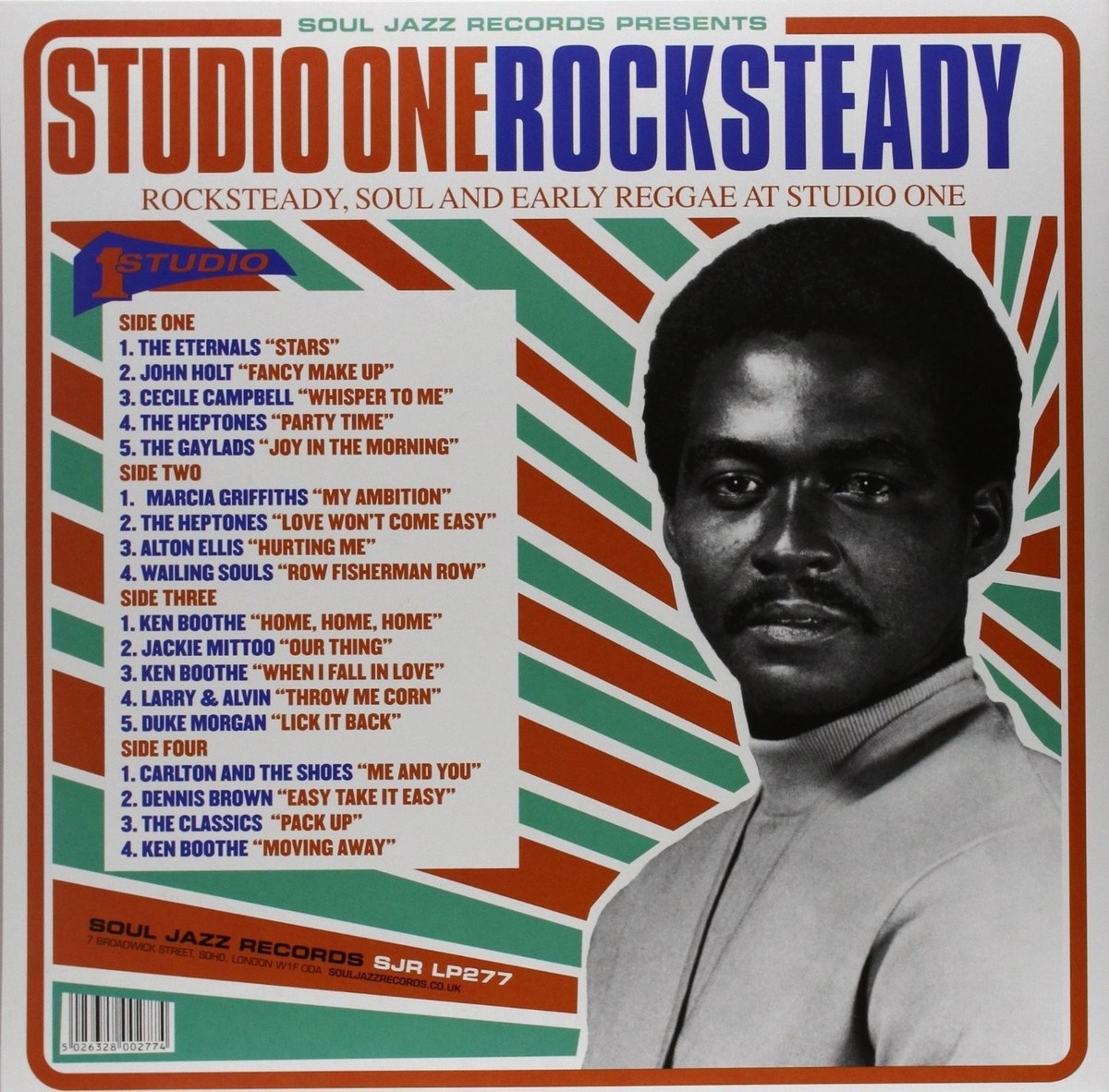 SOUL JAZZ RECORDS PRESENTS/STUDIO ONE ROCKSTEADY 2 VINYL LP NEU