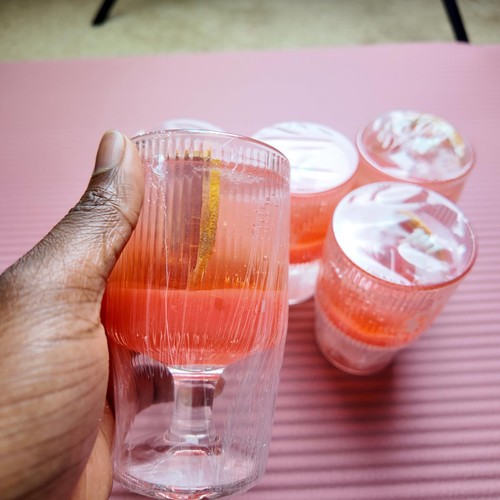 Candle - summer iced Mocktail drink jelly wax scented candle - Picture 4 of 9