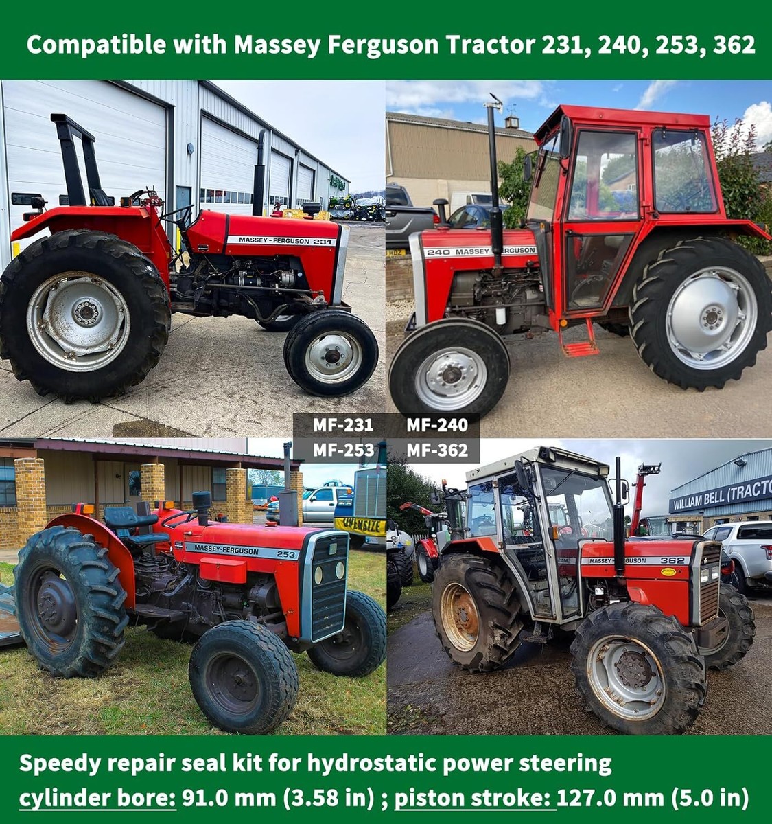 Contagiri Per Trattori Massey Ferguson - Ricambio Aftermarket Per Modelli MF 231, 240, 250, 255, 298 - Foto 7
