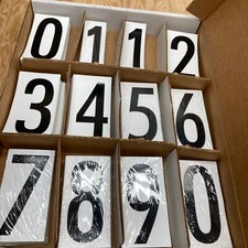 Vinyl Number Inventory Labels 3.5" - Uline S-6008
