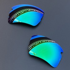 Green POLARIZED Replacement Lenses for Oakley Flak 2.0 OO9295 Sunglasses 59mm