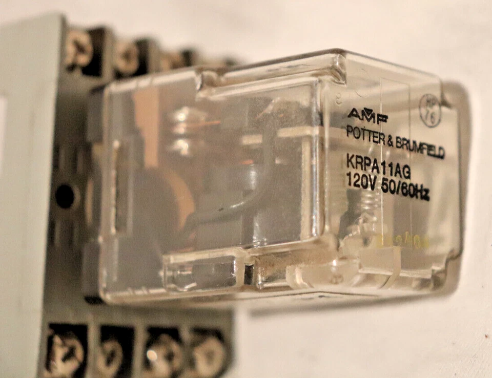 KRPA-11AG-120 AMF Potter & Brumfield 120V Relay & Base Assembly Form C DPDT-CO - Image 2 of 4