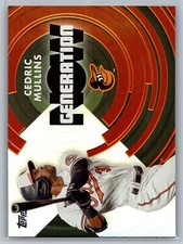 2022 Topps #GN-57 Cedric Mullins Generation Now Blue NrMt-Mint