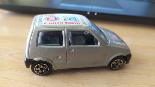 BBURAGO VINTAGE - FIAT CINQUECENTO RALLY GRAY 1/43 APROX *NEW* MADE IN ITALY - 第 5/9 張圖片