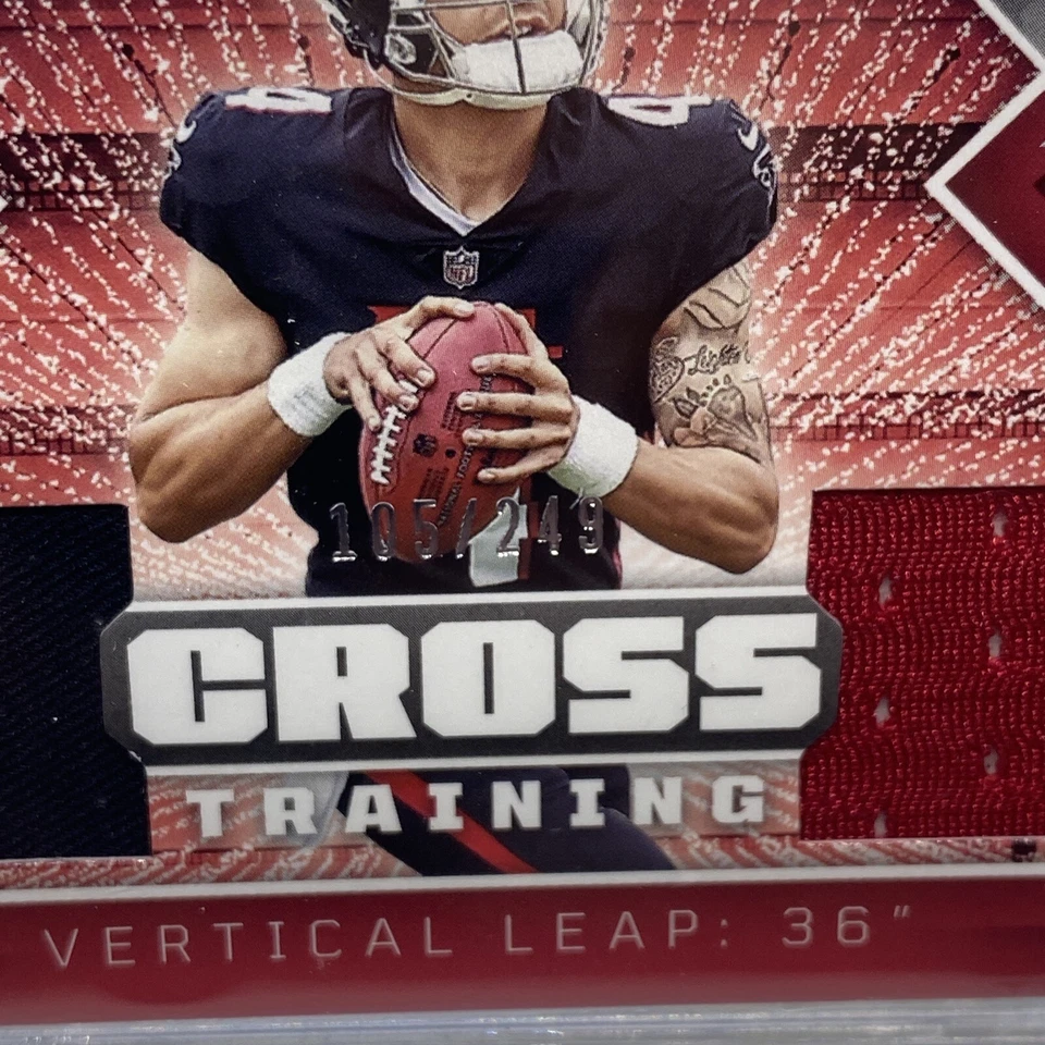 2022 panini rookies & stars desmond ridder /249 cross training patch falcons - Image 2 of 3