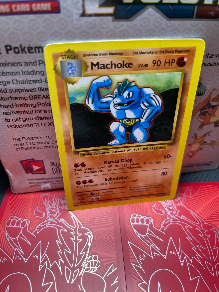 Pokémon TCG XY Evolutions 2016 Machoke 58/108 Uncommon Also 2 Free