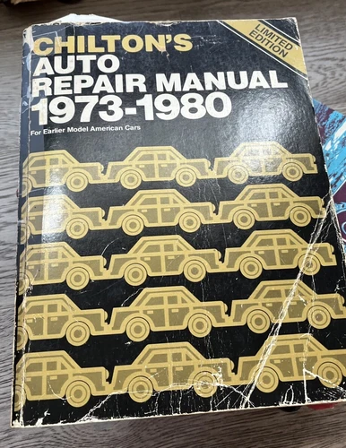 Vintage Chilton Auto Repair Manual 1973-1980 American Cars #7209 Limited Edition