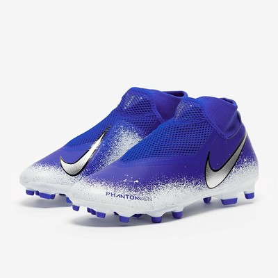 nike phantom vsn blue and white