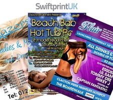 Leaflets Flyers Printed Full Colour - 170gsm Silk A6 / A5 / A4 / A3 / DL