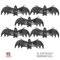 Fledermaus 6 StüCk Schwarz FledermäUse FüR Halloween Fasching Party Deko 08163