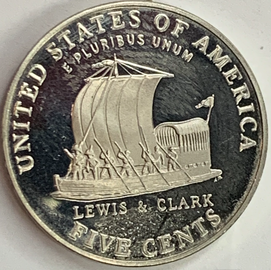 Limited Edition 2004-S 5 Cent Proof - Bicentenary of Lewis and