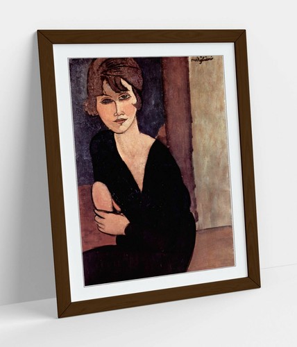 AMEDEO MODIGLIANI PORTRAIT OF MADAME -FRAMED WALL ART PICTURE POSTER PRINT - Picture 2 of 10