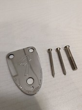 Vintage 1976-81 Fender 3 Bolt Neck Plate - With Screws Stratocaster Strat