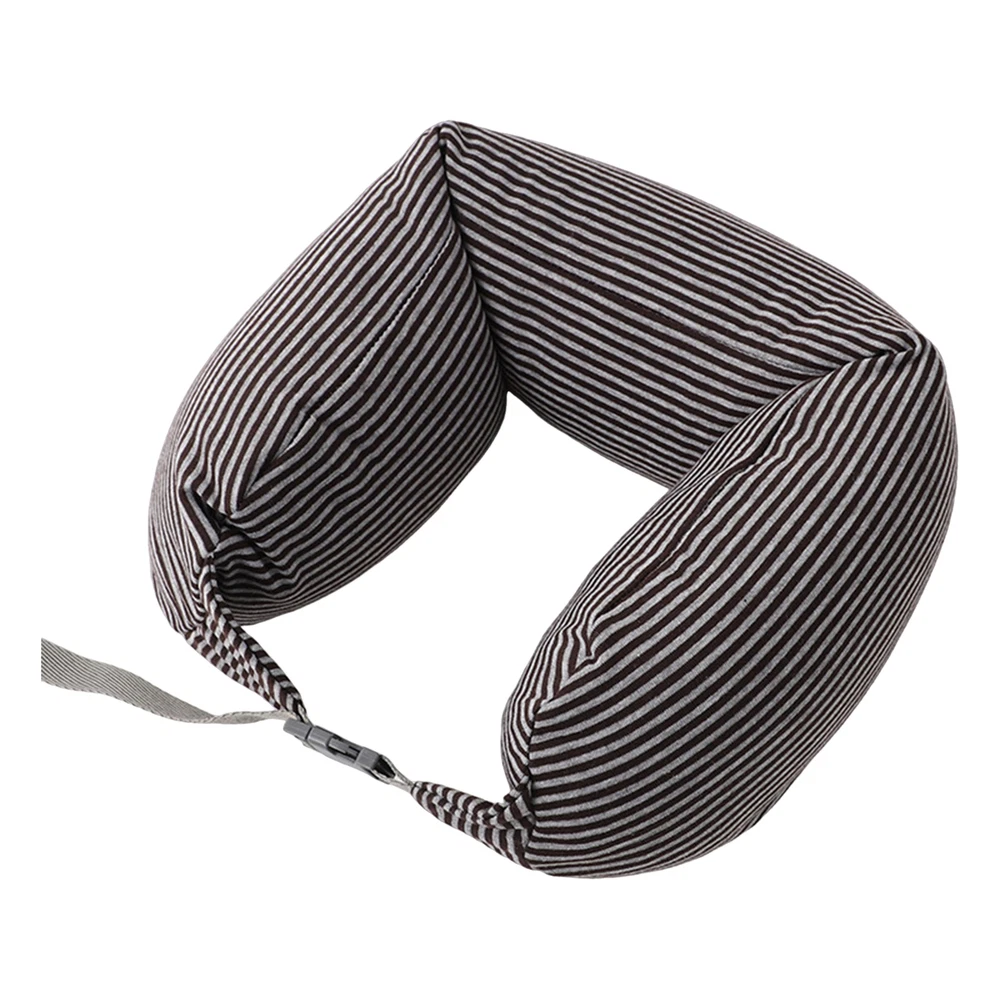 Travel Pillow Adjustable Drawstring Neck Super Soft Breathable with Hidden