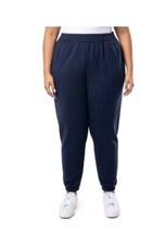 New Terra  Sky Women's Fleece Sweat Pants Size 4X 28W-30W Dark Navy NWT