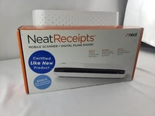 NeatReceipts Mobile Document Scanner and Digital Filing System. New/open Box