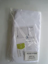 Julius Studio White Muslin Background NIP 6' x 9'
