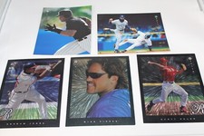 1997 Zenith large card lot of 5 Baseball, Piazza, Jones, Alex Rodriguez, Thomas