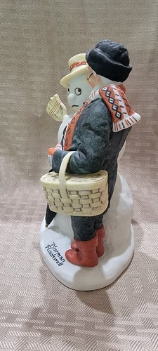 Estatuilla de porcelana Norman Rockwell "Abuelo muñeco de nieve" Danbury como nueva septiembre 1980 - Imagen 2 de 5