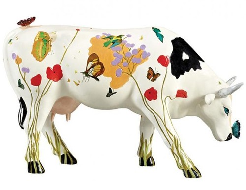 COW PARADE - RAMONA - (L) CON MARIPOSAS MARIPOSA - COWPARADE