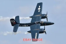 PHOTO  AEROPLANE GRUMMAN F7F-3P TIGERCAT '80390 / D3 / 55' 'HERE KITTY KITTY' (N