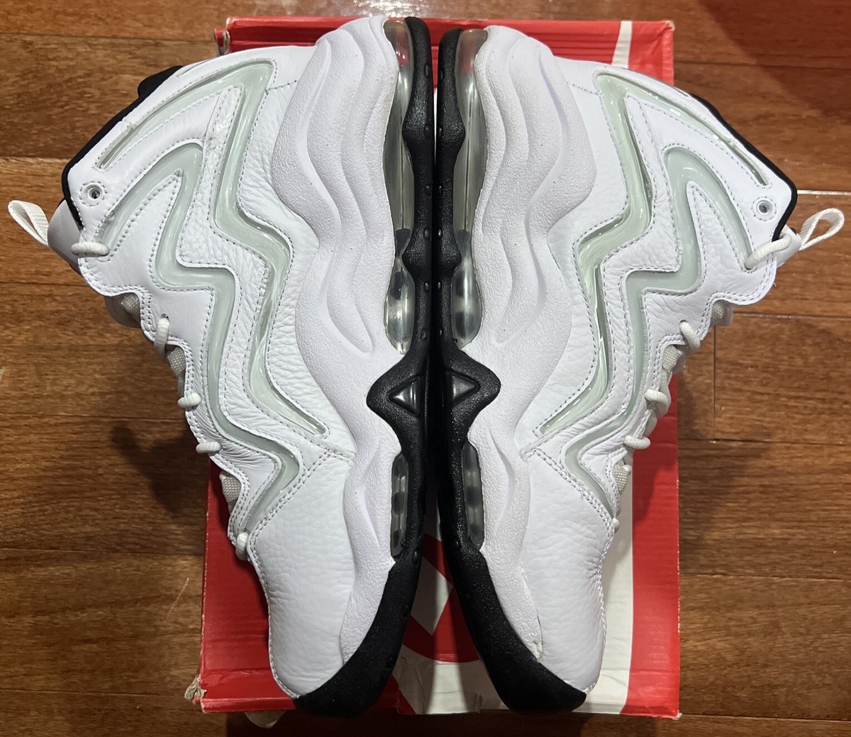 Nike Air Pippen Men's Basketball White Black 325001-101 US Size