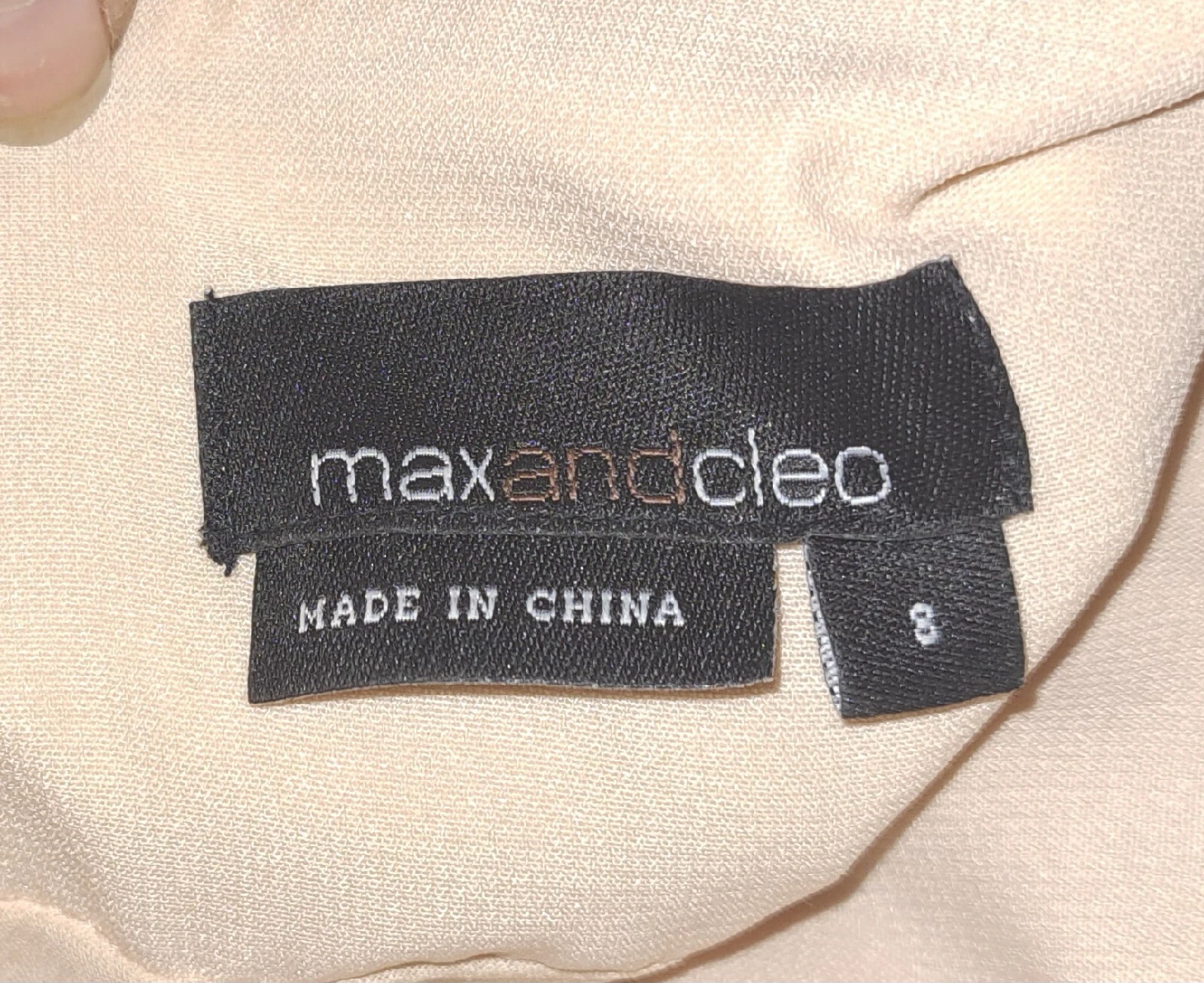 OFF WHITE Abito multistampa rosso bianco sporco Max and Cleo taglia 8. Ottime condizioni.