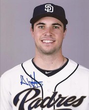 AUSTIN HEDGES SAN DIEGO PADRES SIGNED AUTOGRAPHED PROFILE 8X10 PHOTO W/COA