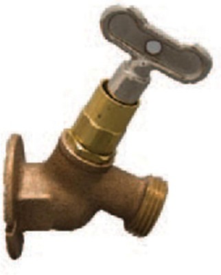 PF110FLKC 3/4'' Hose Bibb with Loose Key - Not for Potable Water Use - N/A